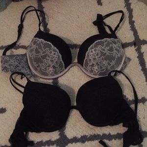 Set of 2 H&M push up bras